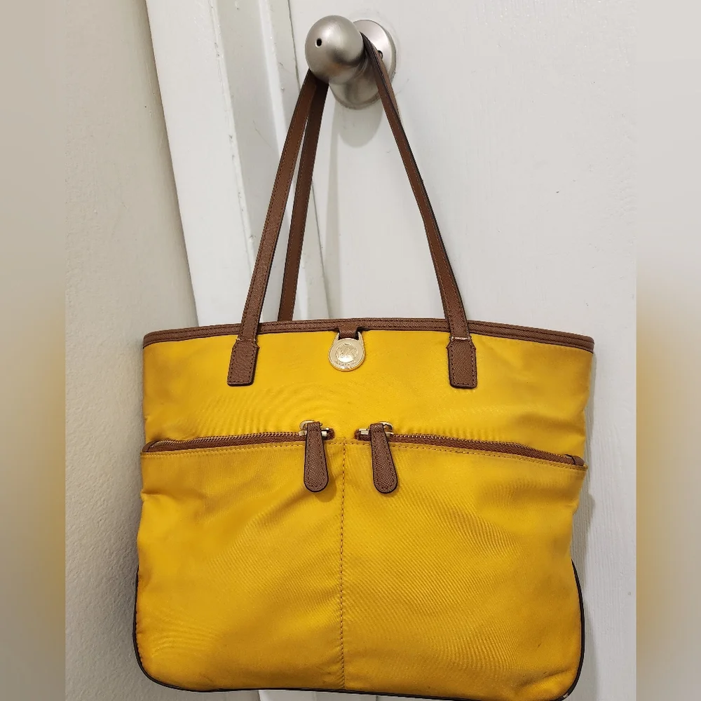 Michael Kors yellow tote